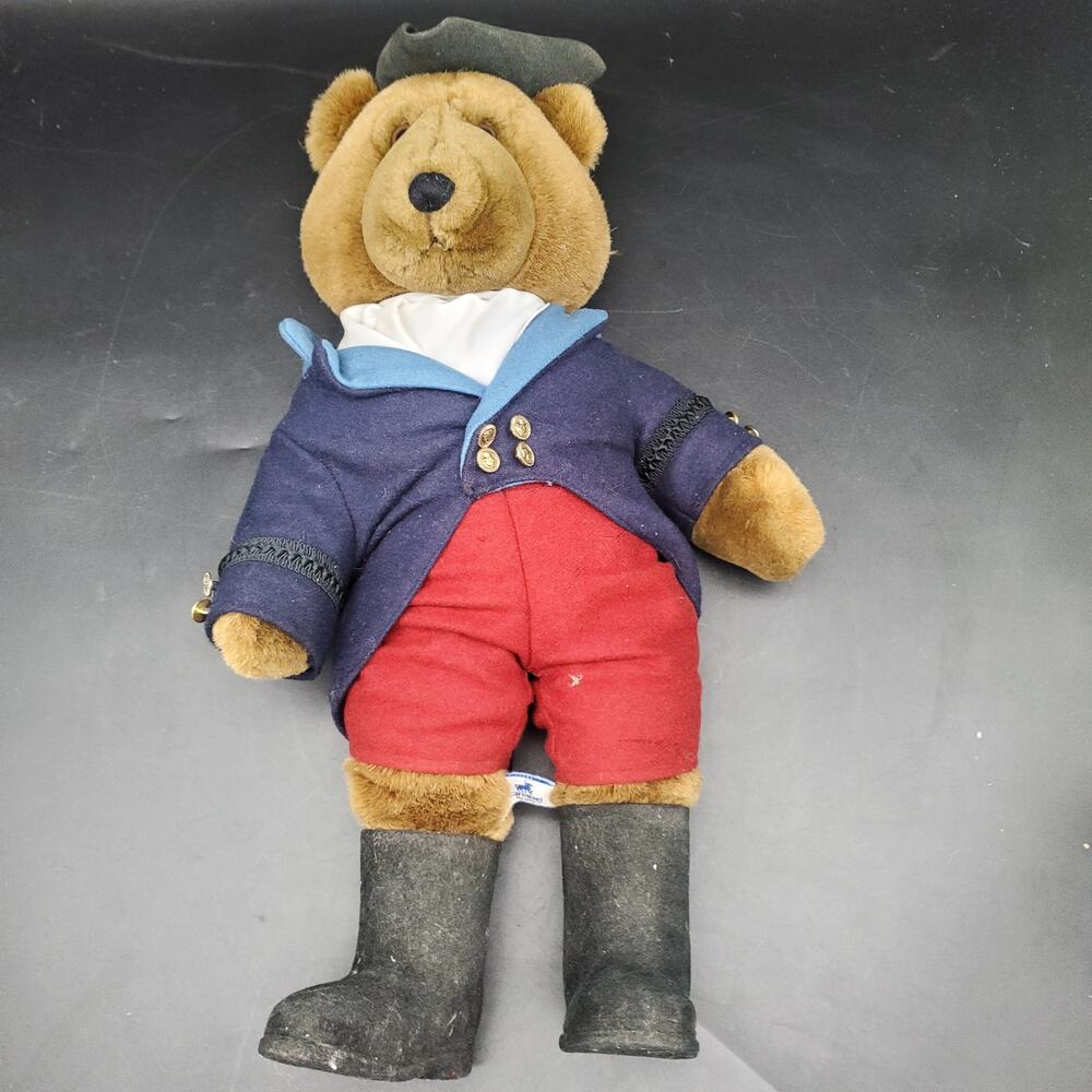 Carousel by Guy Colonial Teddy Bear Plush 16" Revolutionary Soldier Costume Toy